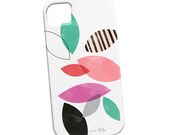 iPhone 4 or 5 case - Pastel Leaves