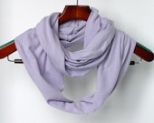 Soft Lavender Infinity Scarf, Mother's Day Gift
