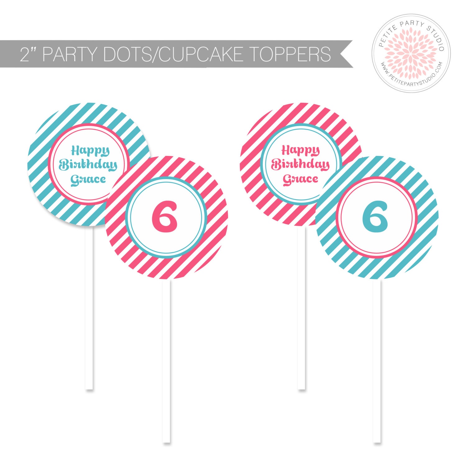 Design Your Own PRINTABLE PARTY - Party Dots by Petite Party Studio Il_170x135