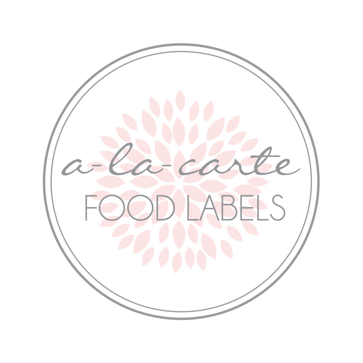 PRINTABLE PARTY - a-la-carte - Blank Food Labels - Petite Party Studio Il_170x135