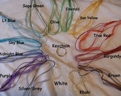 Organza Ribbon Necklace OR Keychain ADD ON for Charms