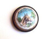 Kentucky Derby Horse trinket box