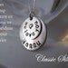 Nickel Silver Two-Stack Nanny Brag Keepsake Necklace - Great Gift for Nanny, Nana or Grandma