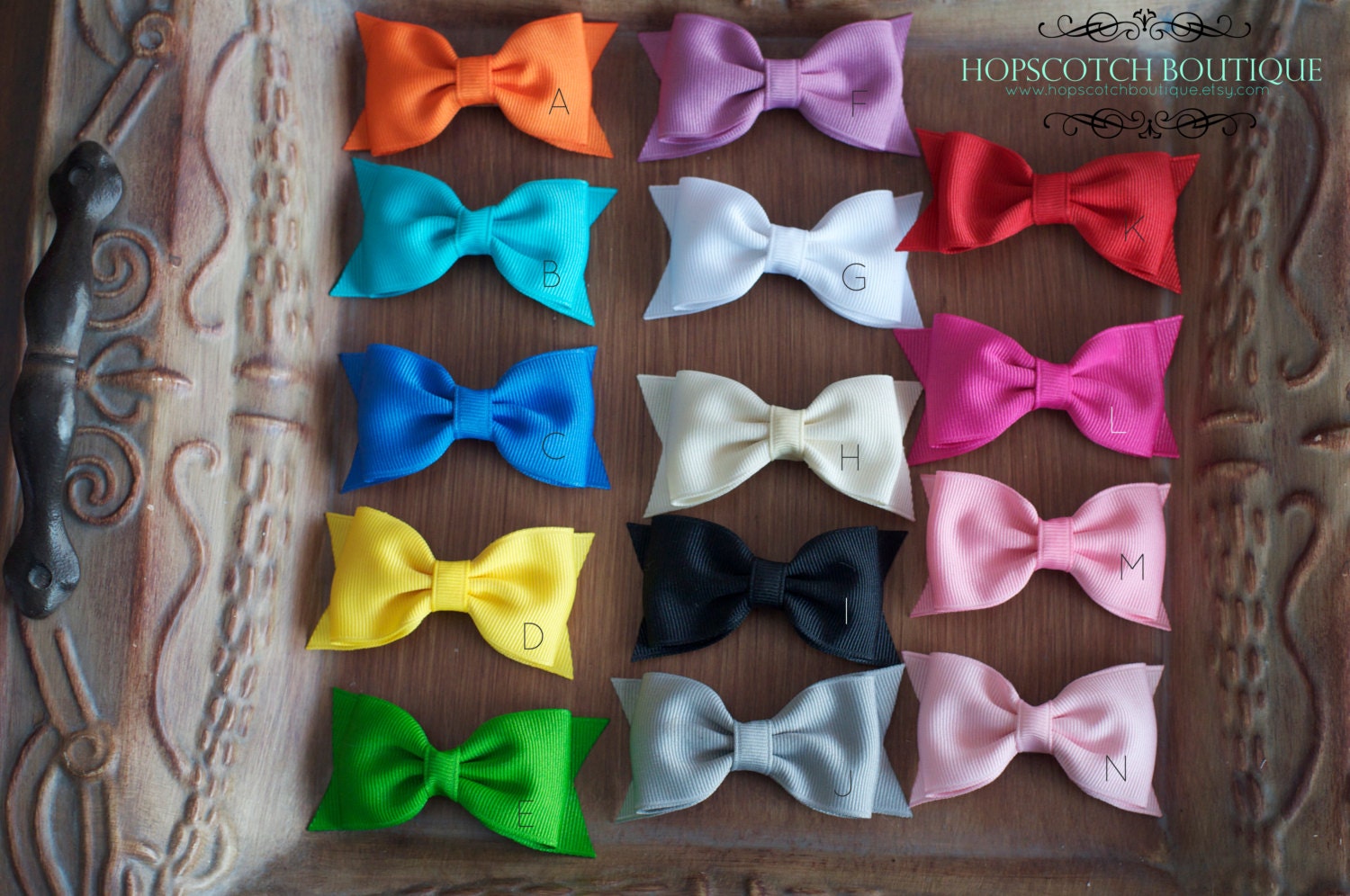 Patty Hair Bow Clips you pick 3 Toddler hair bow kids hair bow