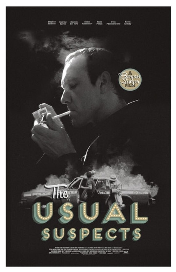 The Usual Suspects 11x17 inch poster