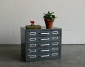 Vintage Industrial Filing Drawer