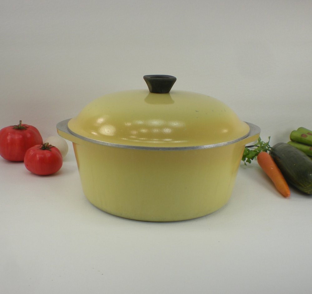 Club Aluminum 4 Qt Dutch Oven Pot Lid - Harvest Gold Yellow