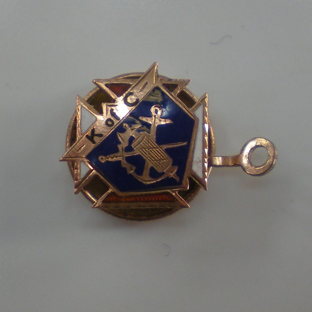 Items similar to Old Antique Knights of Columbus 10K Gold Small Pin Harvey & Otis on Etsy
