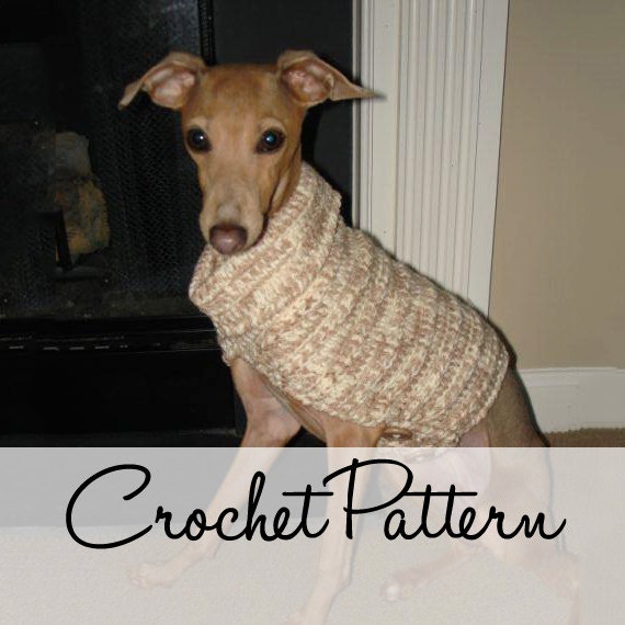 Instant Download - PDF Crochet Pattern for Small Breed Dog Vest