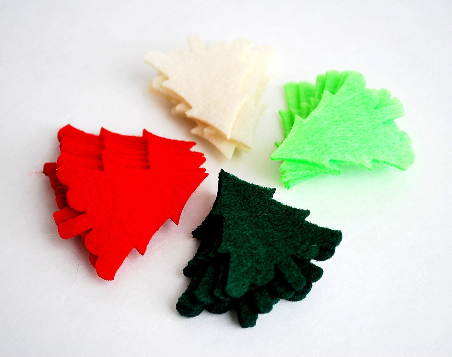 36 Felt Trees Die cut - 36 Die Cut Felt Christmas Tree Value Pack A635 Il_570xn