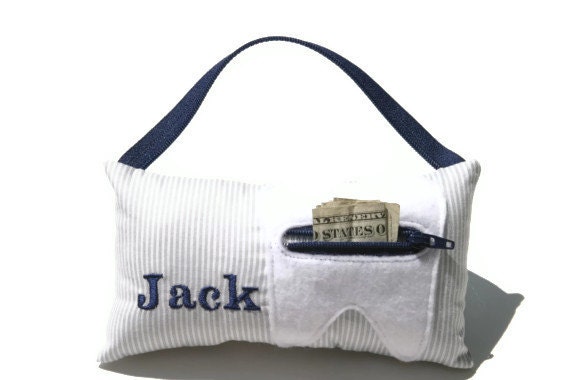 Boy's and Girl's Personalized Tooth Fairy Pillows