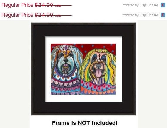 50 OFF SALE - DOG Art Print - Havanese Art Dog Poster Print Painting Christmas Gift Heather Galler Pop Art - Wedding Gifts