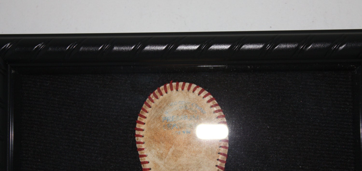 Baseball Cross in Shadowbox Frame