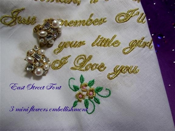 Personalized Bridal Handkerchiefs, Keepsakes, Monogrammed, Gift Envelop, a custom hankie for all seasons, cotton and lace