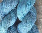 Sweet Soft Blues -  Hand Dyed Merino Silk Lace Yarn