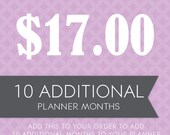 10 Additional Planner Months