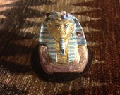Pharaoh Orgone ring zinc black tourmaline quartz gold