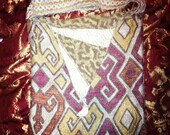 Recycled vintage fabric purse