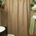 Burlap Shower Curtain - Rustic - Country - French Chic