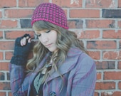 Houndstooth Beanie