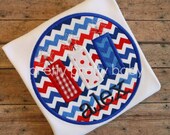 pretty fun 4th of July summer firecracker frame shirt