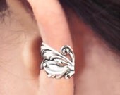 925 Baroque - Sterling Silver ear cuff earring, non pierced earcuff jewelry for men and women 011013