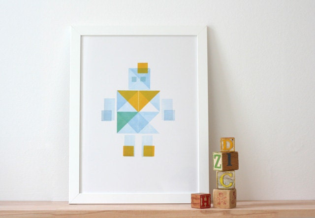 Robot Poster A3