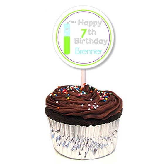 Mad Scientist Cupcake Toppers Il_570xn