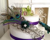 Customize this Stunning Peacock Cake Decoration