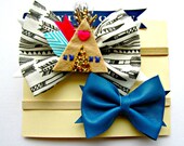 Baby Girl Headbands by Giddy Up and Grow, Bow Headbands, Leather Bow, Photography Props