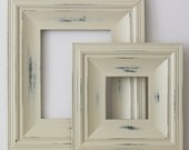 5x7 or 6x6 Picture Frame / Vintage White on Cottage