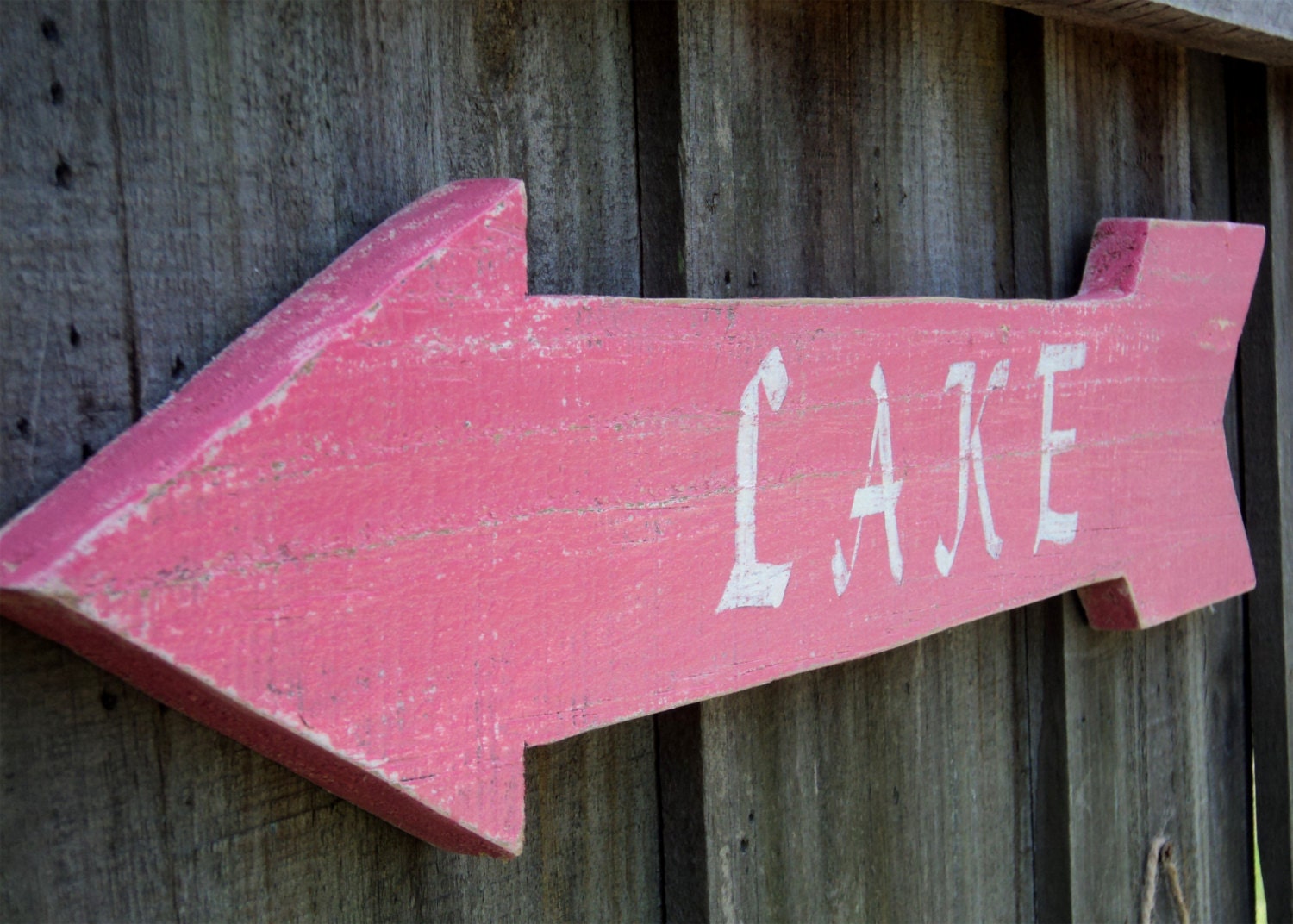 Wooden Arrow Sign, Beachy Decor, Wedding Sign, YOU CHOOSE COLORS