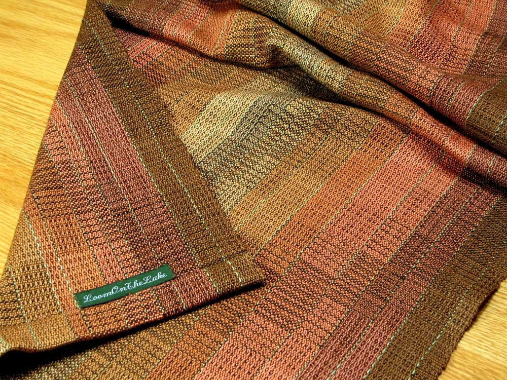 16" x 73" Hand Woven Dining Table Runner, Handwoven Dresser Scarf