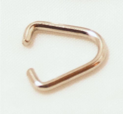 25 Triangle Pinch Bail Shiny Silvertone Nickel for making Acrylic Circle Discs Key Rings