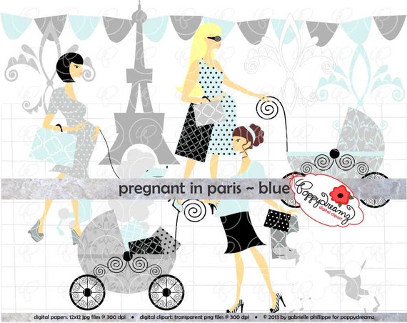 paris baby shower clipart - photo #20