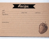 10 Strawberry Recipe Cards