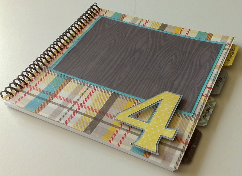 Baby Memory Book/Birthday Album Photo Book and Journal - GAVIN Design Il_570xn