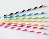 BPA free 9 " acrylic straws with free shipping - set of 8 - party favors - mason jar cup swirly red orange black pink