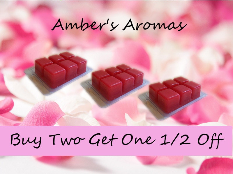 SALE Buy 2 Packs of Scented Candle Tarts Get the 3rd 1/2 Off - 6 Pack Wax Melt - You Choose from Over 100 Scents