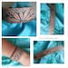 Leather Cuff with Flower design in black and white