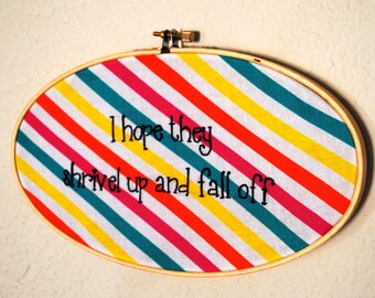 Pretty in Pink - OOAK hand-embroidery