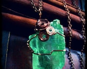 Sacred Stones- Green Calcite Necklace