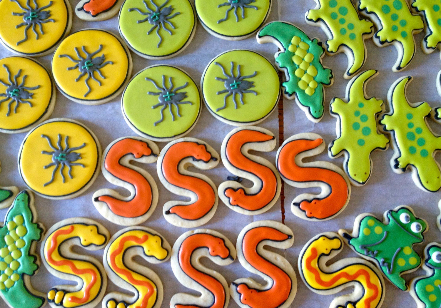 Reptile Sugar Cookie Collection Customizable
