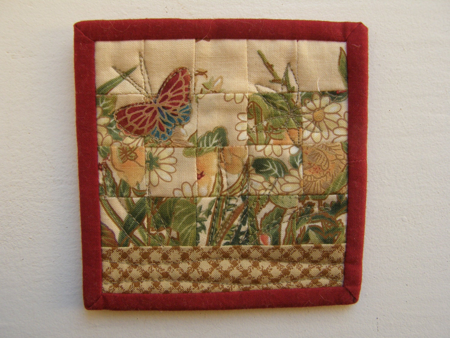 Miniature Art Quilt - Butterfly Dreams