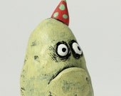 birthday cake decoration FEELING OLD squid sculpture