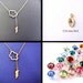 Lightning Cloud Lariat Necklace in Silver- sexy, sophisticated, spring summer style, available in gold, original design by ACutieChick.