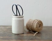 Small Grey Stoneware Marmalade Crock - England