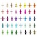 Tassel Garland-18 tassels- Glitter