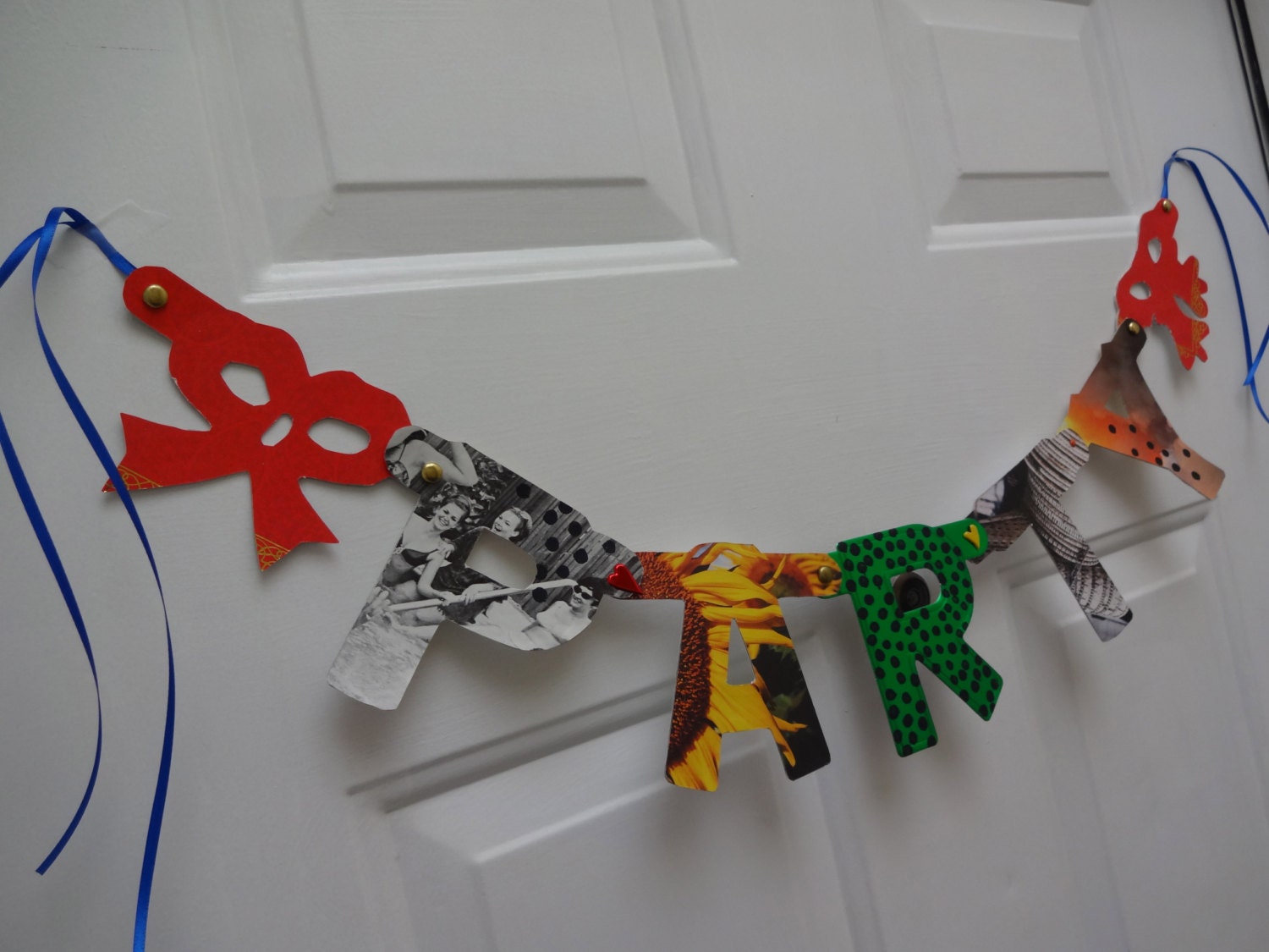 PARTY Decorative Celebration Banner / Recycled Materials