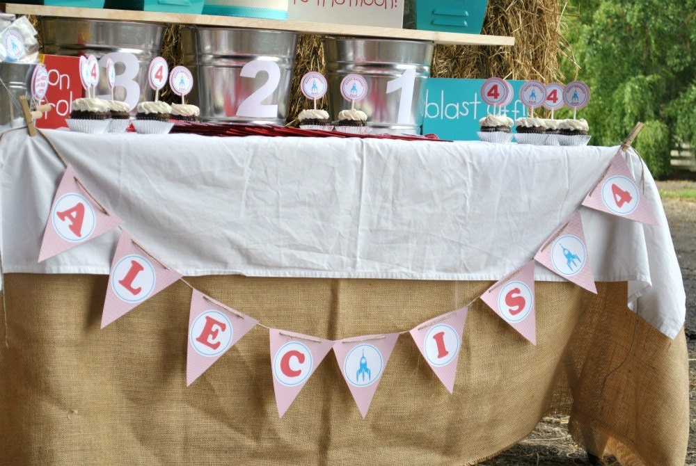 Rocket Party Banner (Bunting)